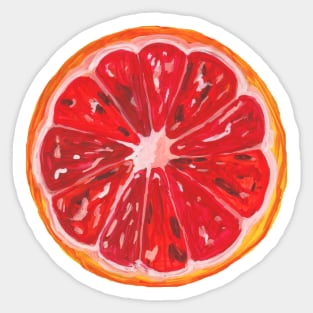 Orange slice Sticker